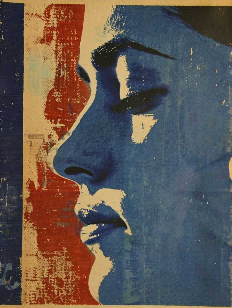 Vintage Pop Art Portrait