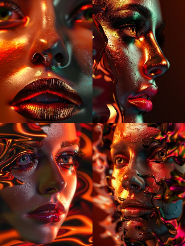 Neon Chrome Radiance