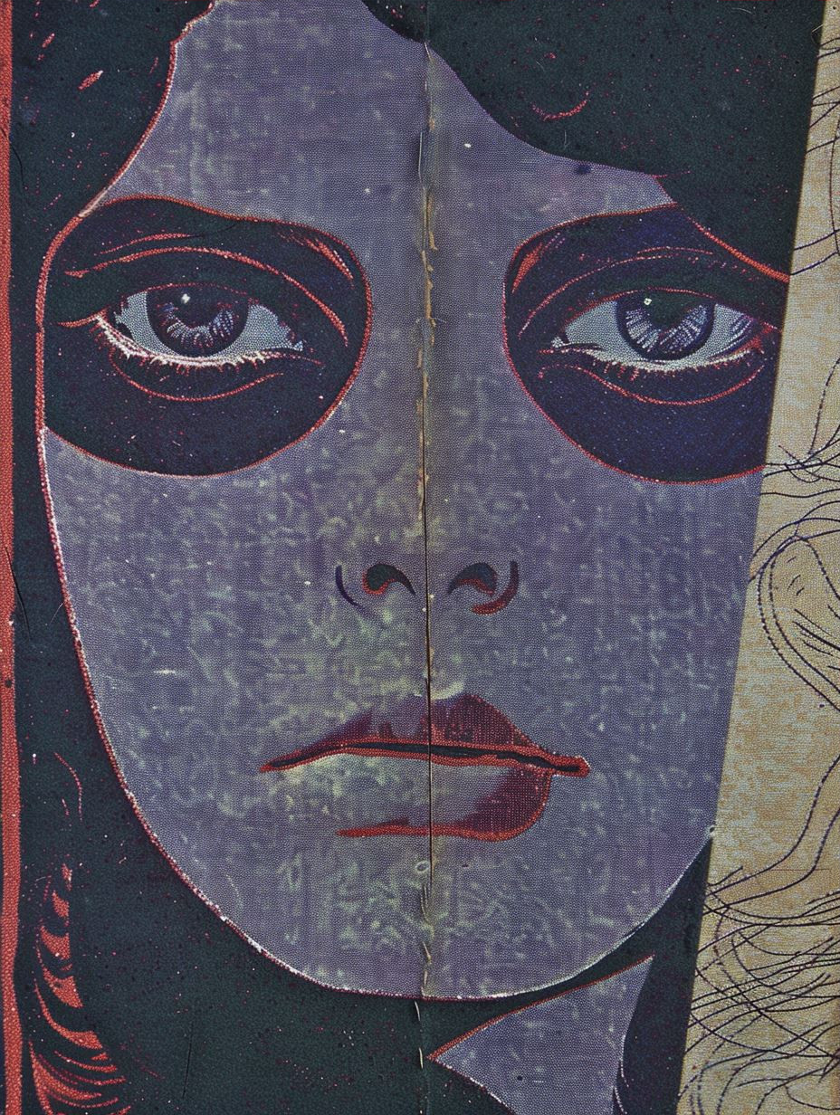 Mystic Gaze in Textured Violet