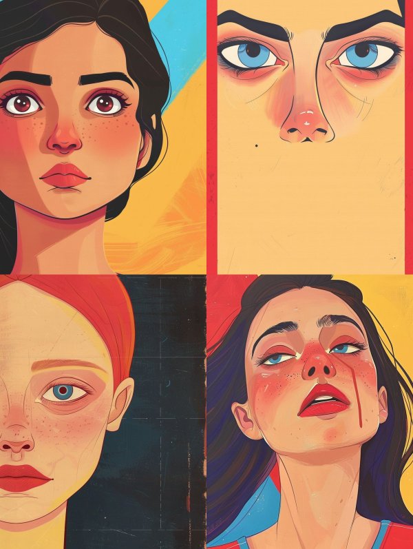 Vivid Pop Portrait