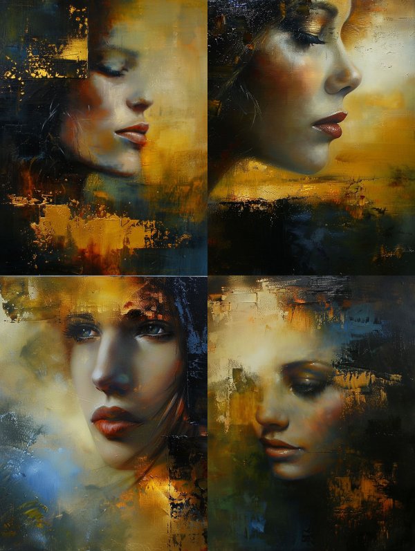 Gilded Ethereal Muse