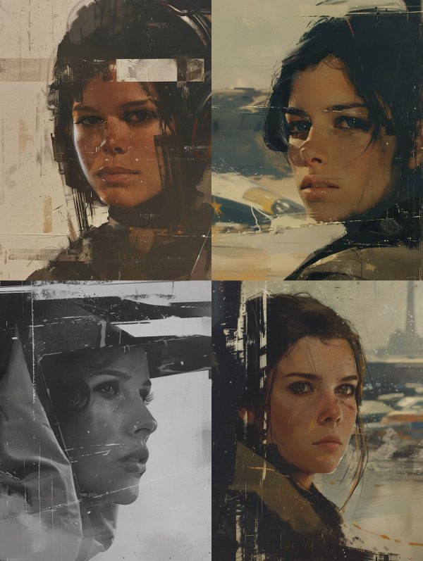 Digital Glitch Portrait