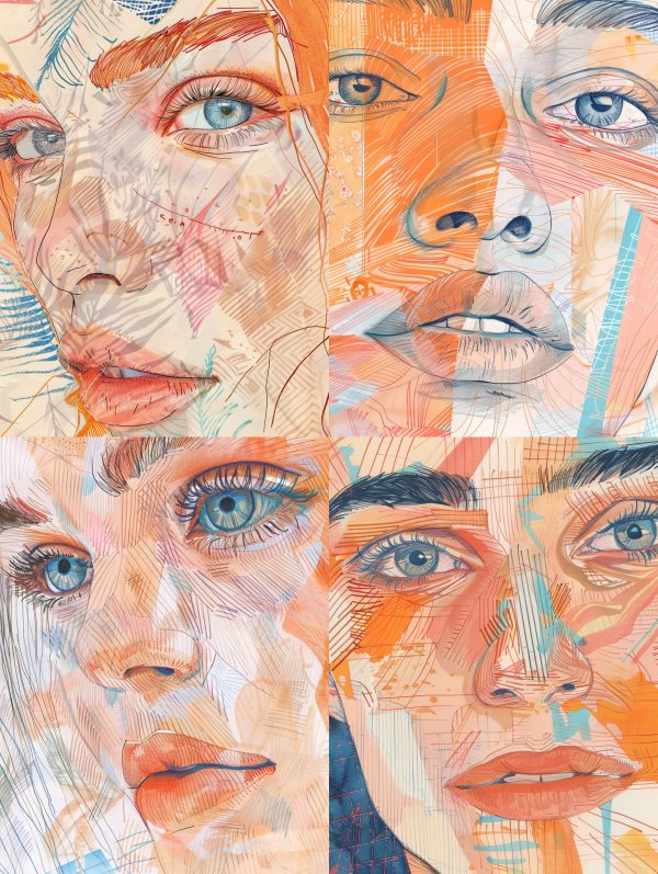 Fragmented Soul Portrait