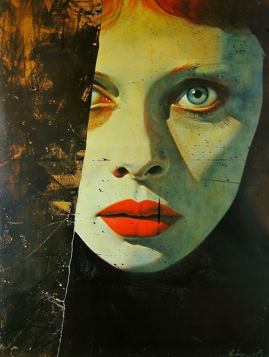 Melancholy Noir Portrait - Image 4