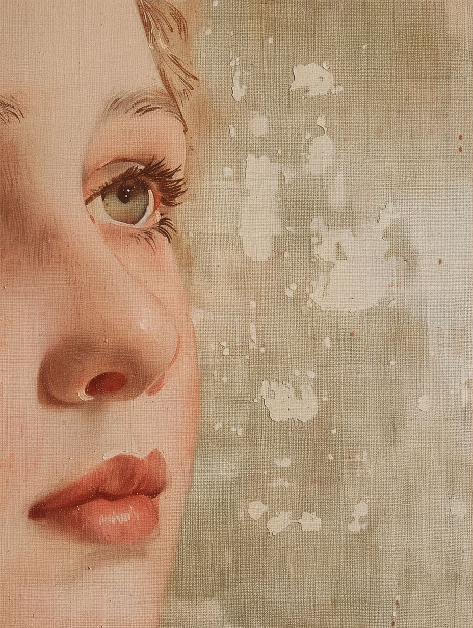 Ethereal Floral Portrait Study