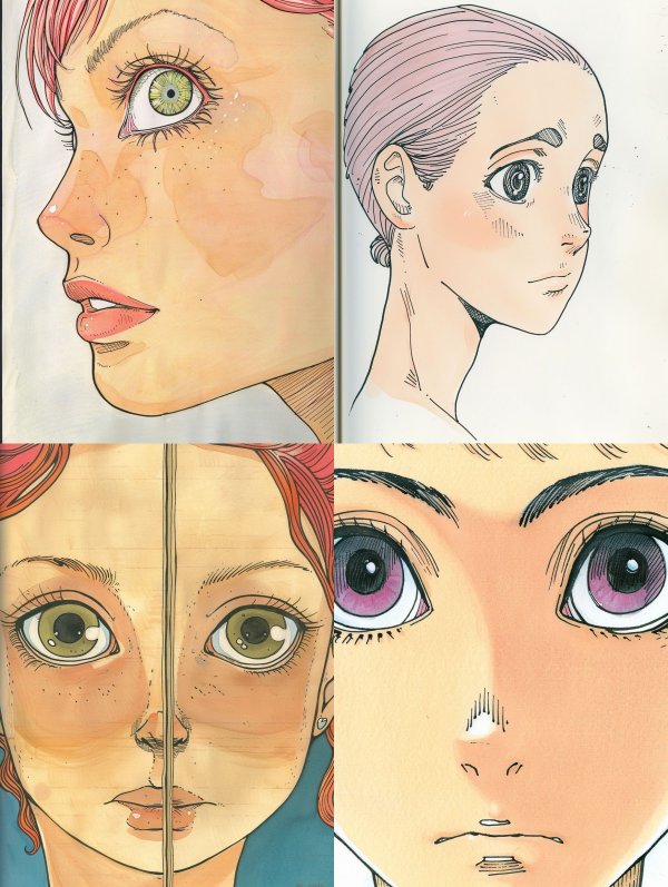 Ethereal Watercolor Portrait Study
