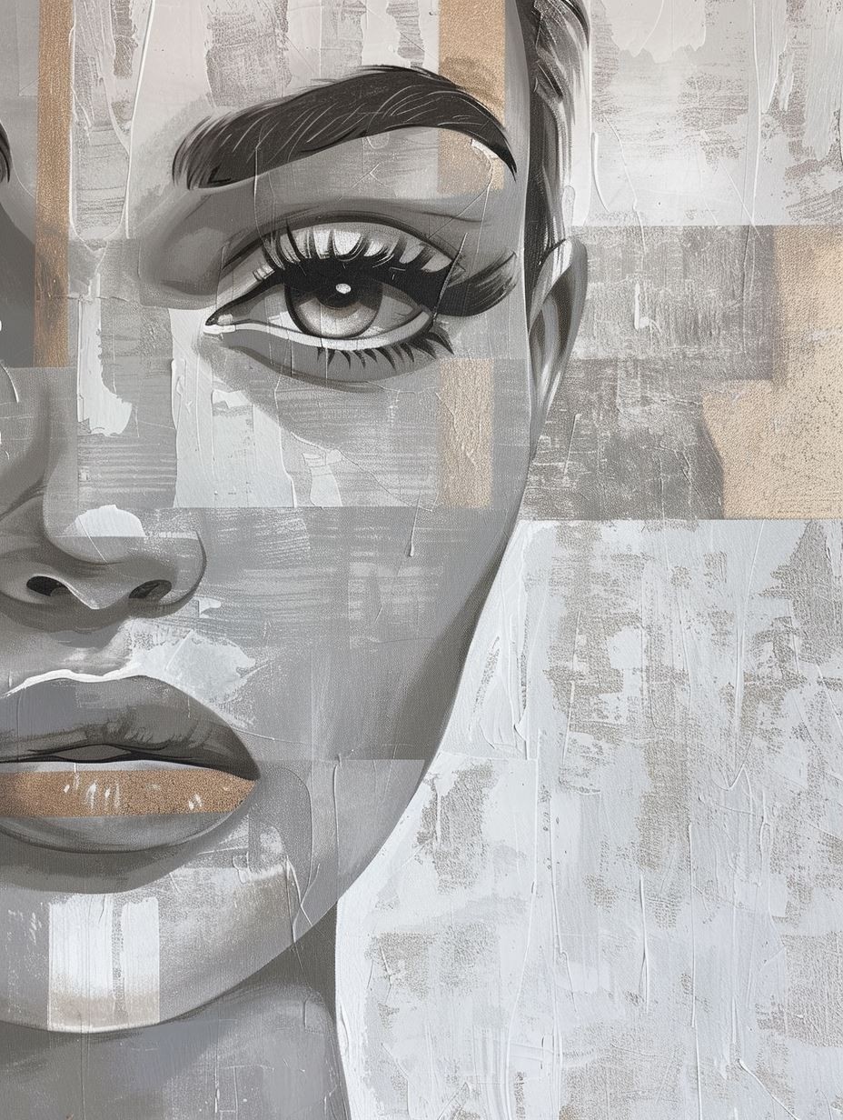 Fragmented Silver Gaze - Image 1
