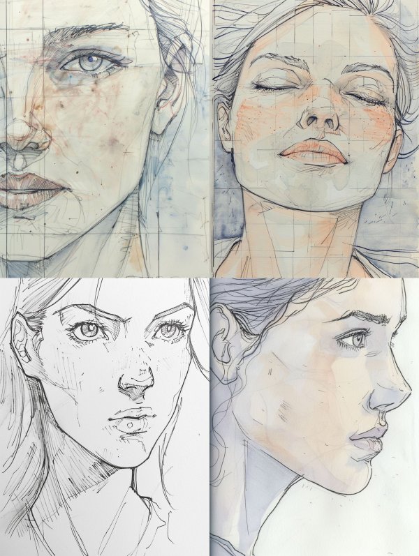 Ethereal Sketch Study
