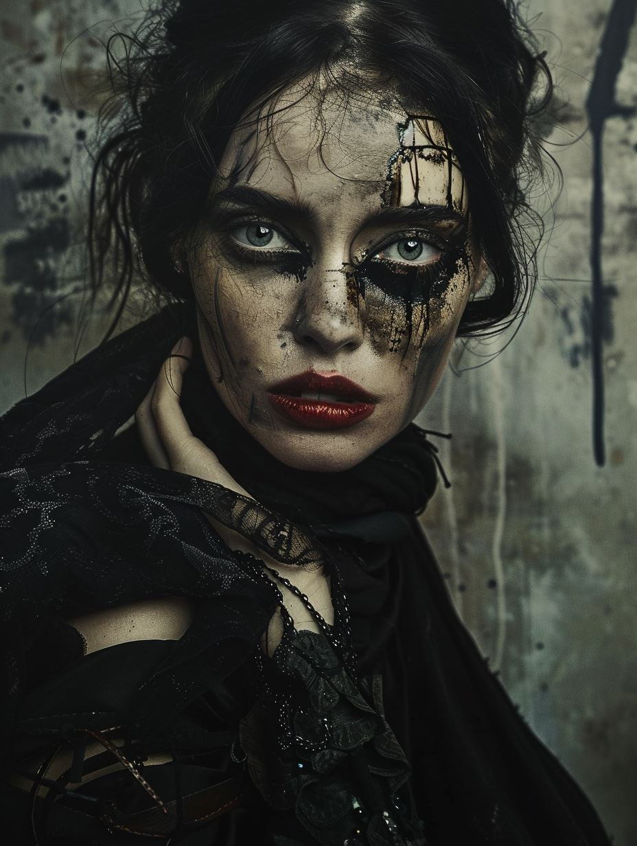 Dark Gothic Glamour Portrait