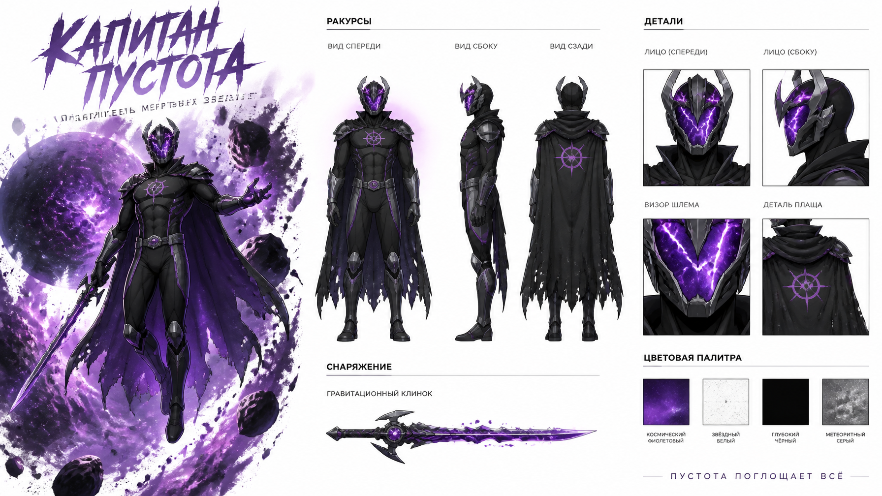 Create a premium cinematic character bible sheet for a vi...