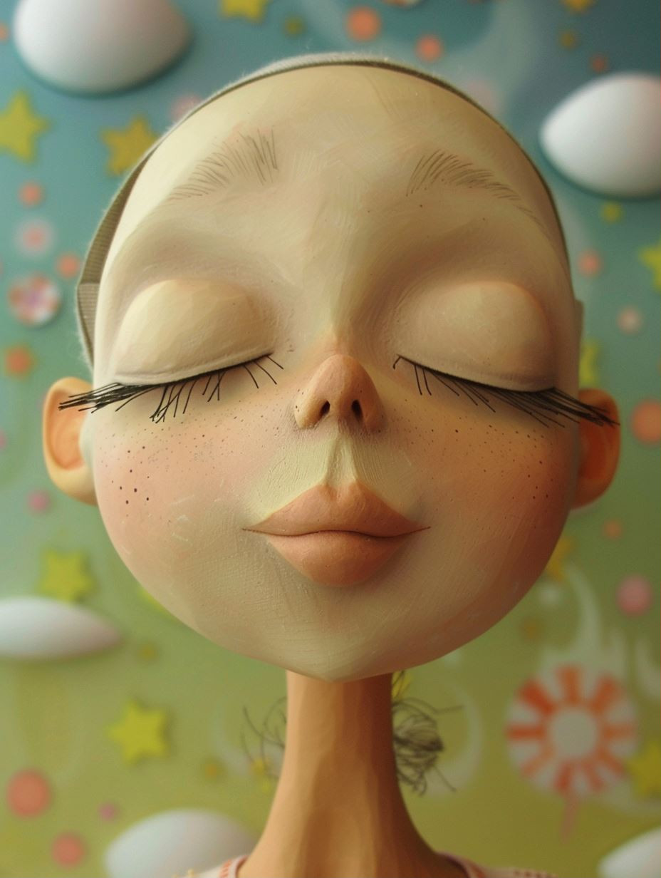 Dreamy Porcelain Muse