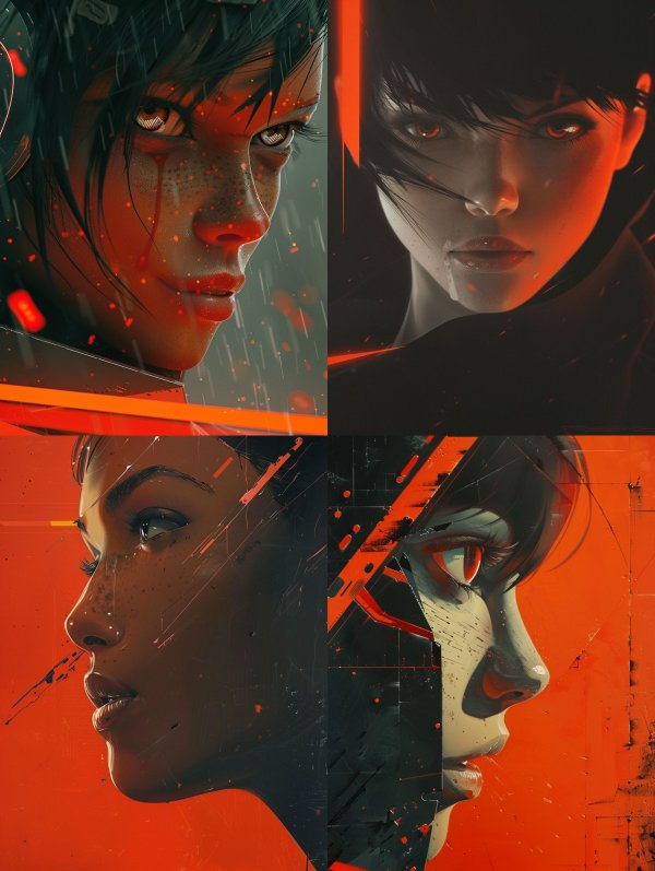Cybernetic Rain Gaze
