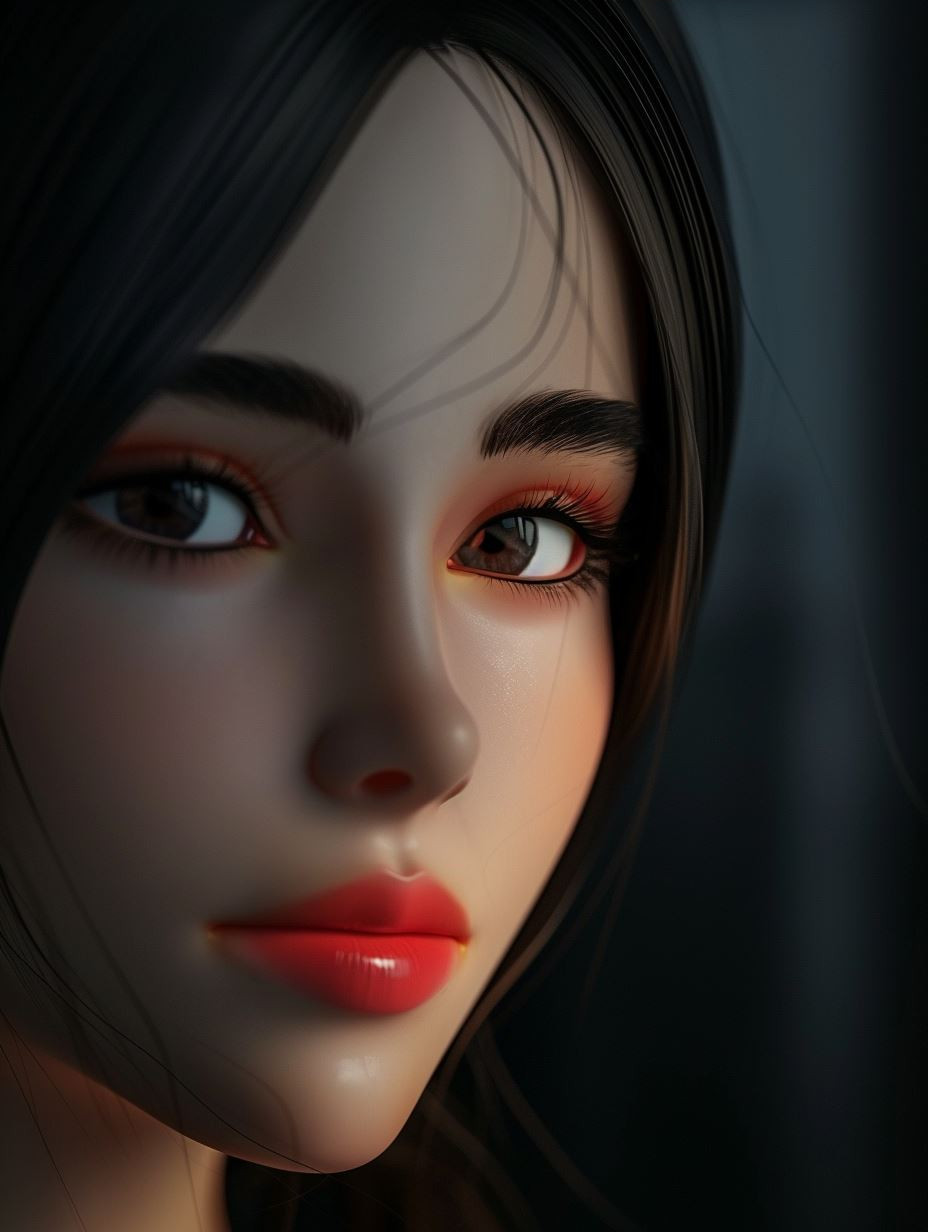 Ethereal Glow Hyper-Realistic Portrait
