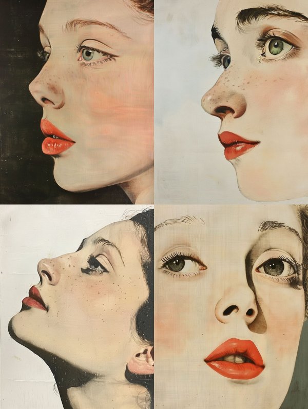 Vintage Ethereal Portrait Study