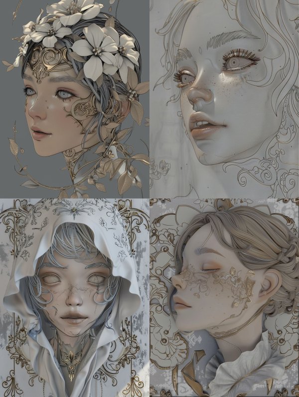 Celestial Gilded Bloom