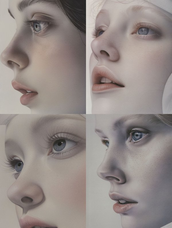Hyper-Realistic Ethereal Portrait Study