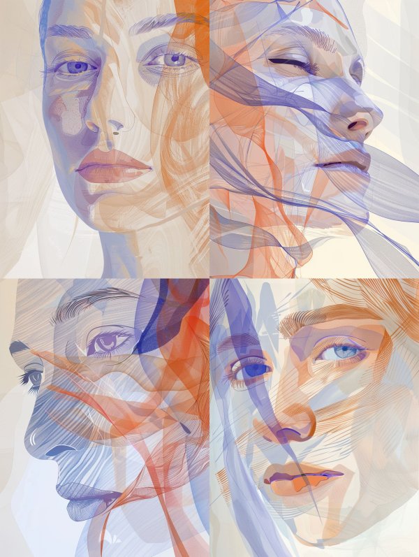 Ethereal Prism Portrait