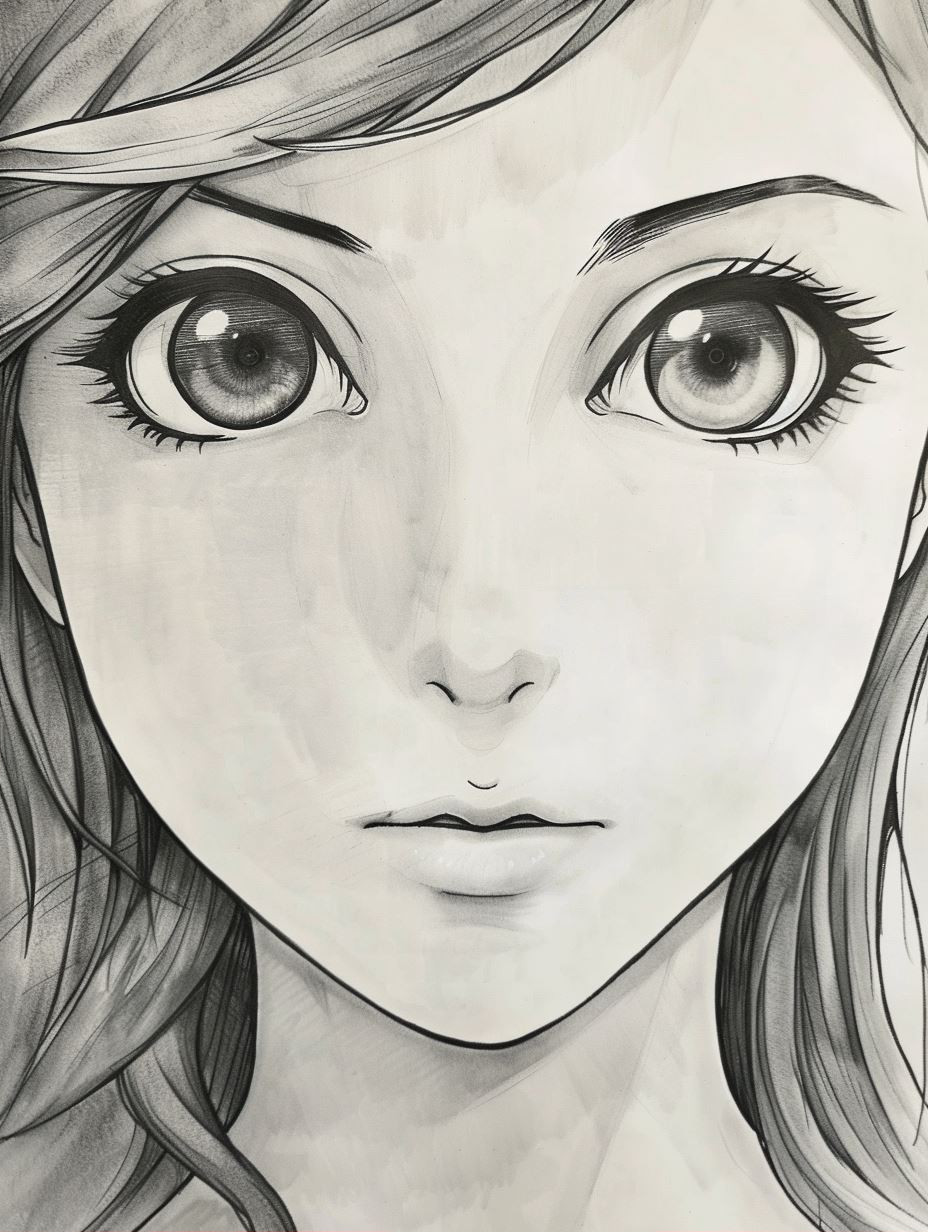 Ethereal Digital Portrait Study