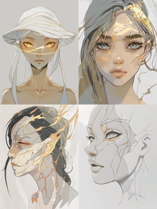Golden Gaze Etherealism