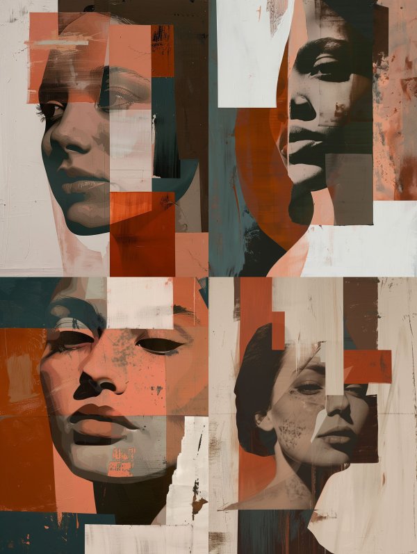 Fragmented Soul Collage