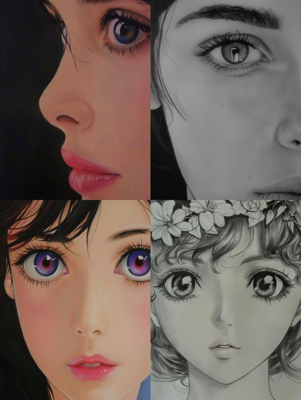Ethereal Gaze in Soft Light