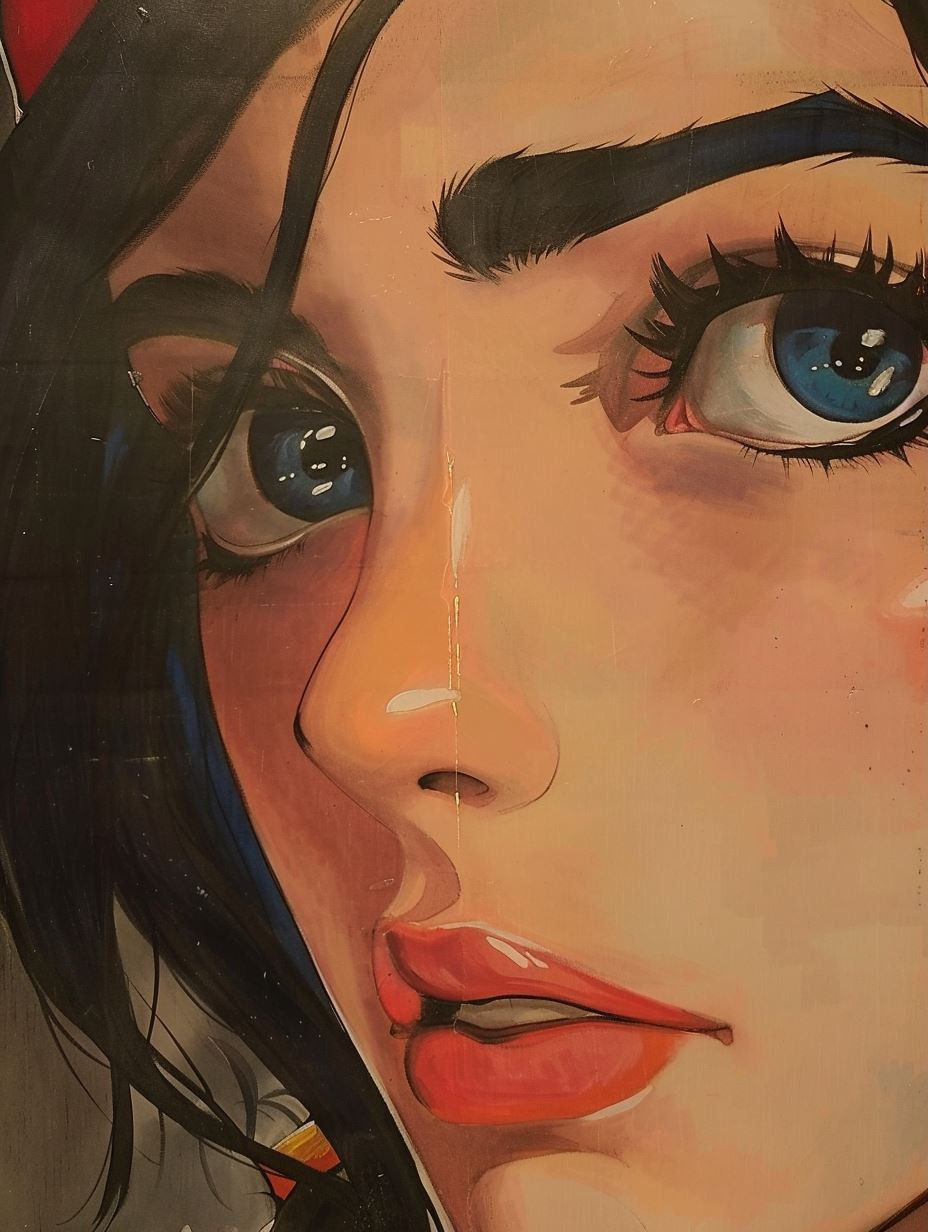 Vivid Gaze Portrait
