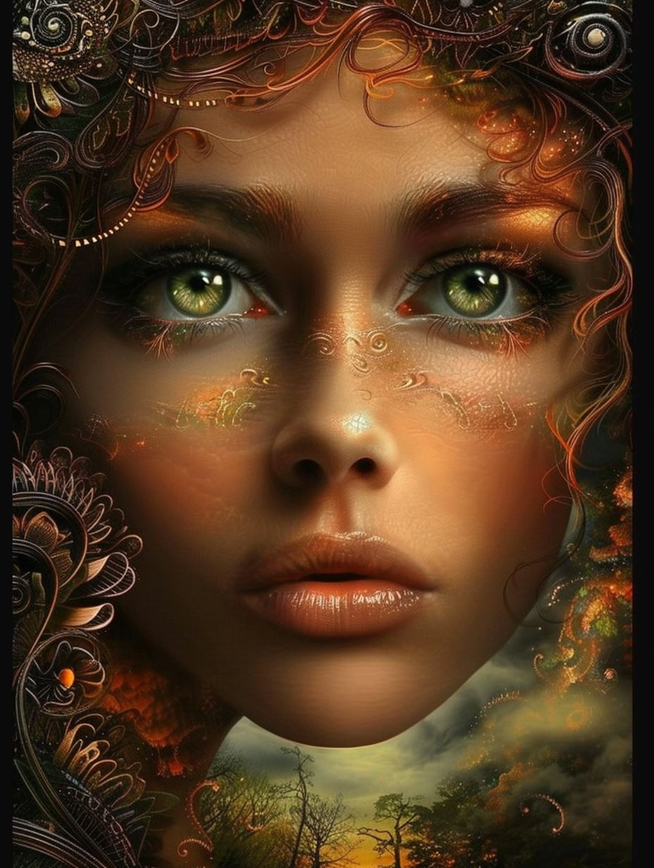 Ethereal Forest Spirit Gaze