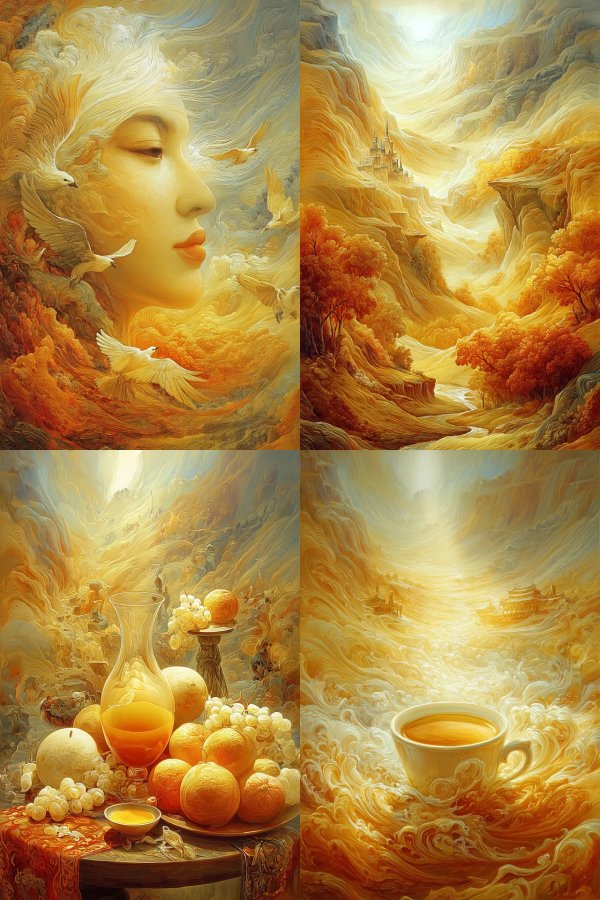 Golden Ethereal Dream