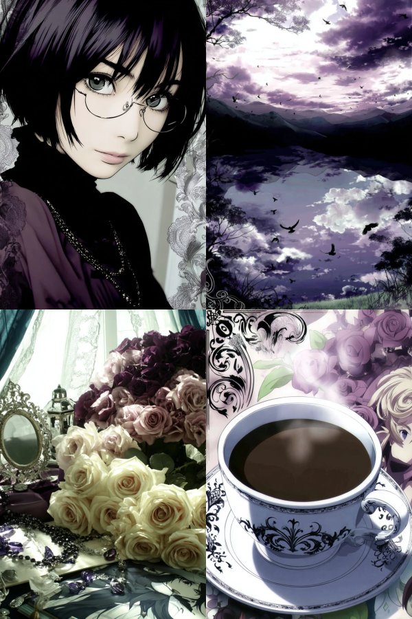 Violet Velvet Elegance