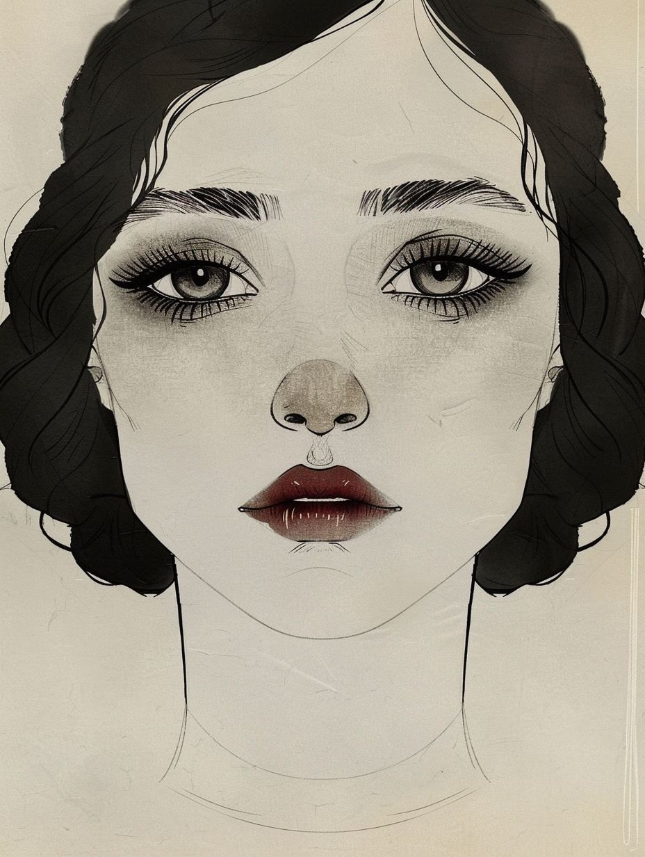 Noir Elegance Sketch