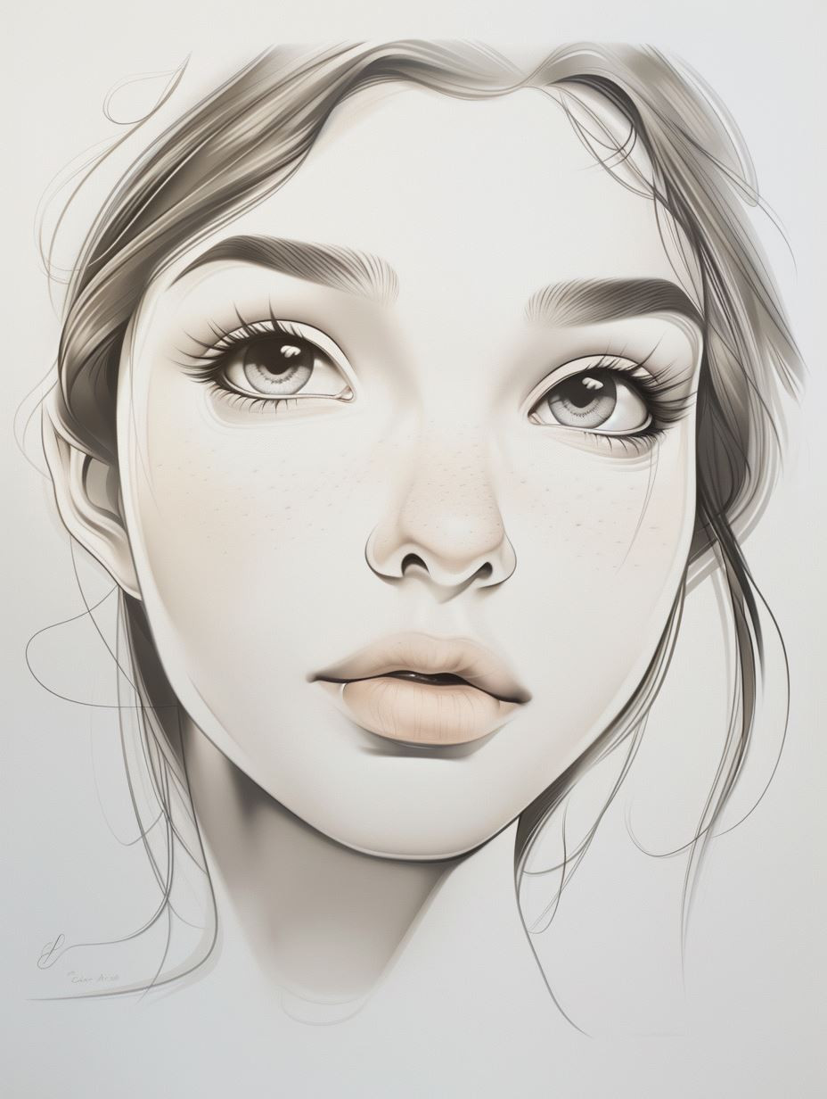 Ethereal Digital Portrait Glow