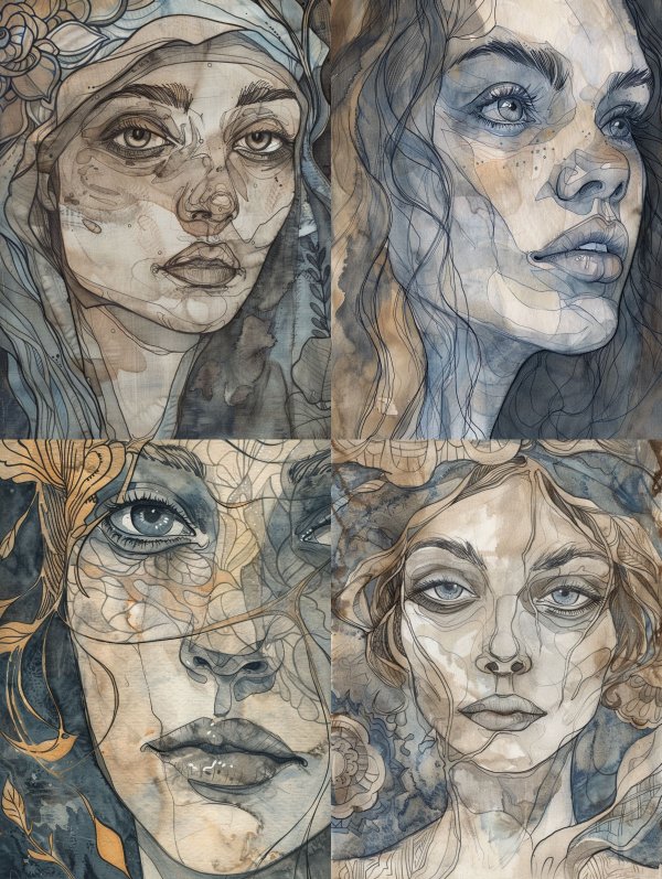 Ethereal Ink Veils