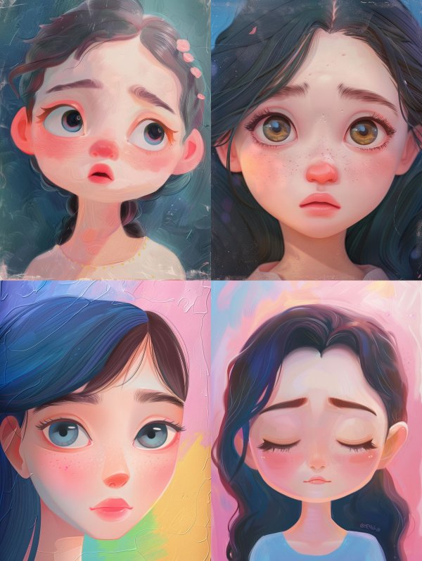 Whimsical Gaze of Innocence