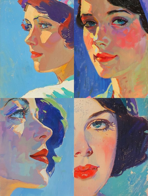 Azure Muse Portrait