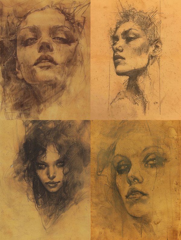 Sepia Soul Sketch