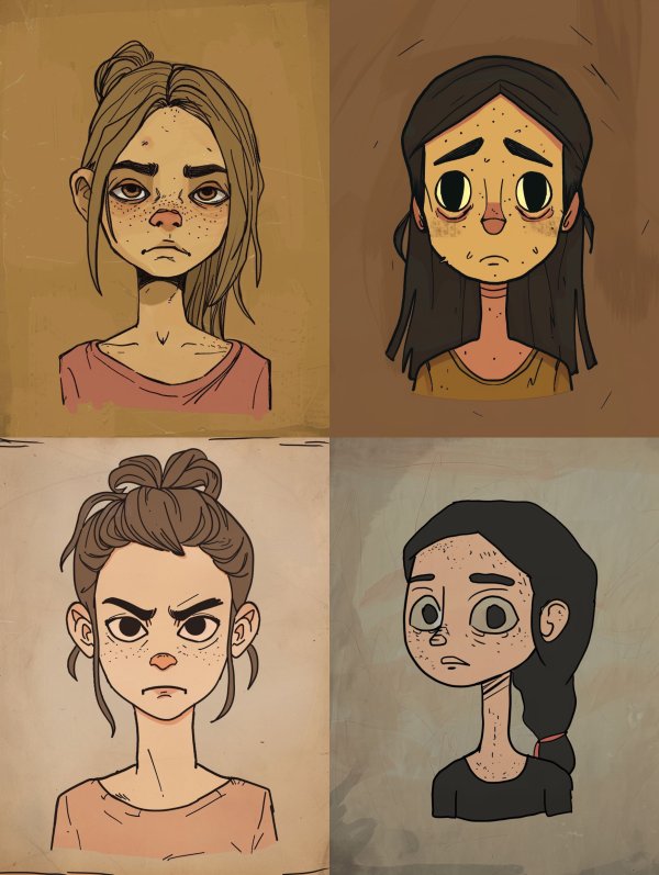 Expressive Stylized Character Portraits