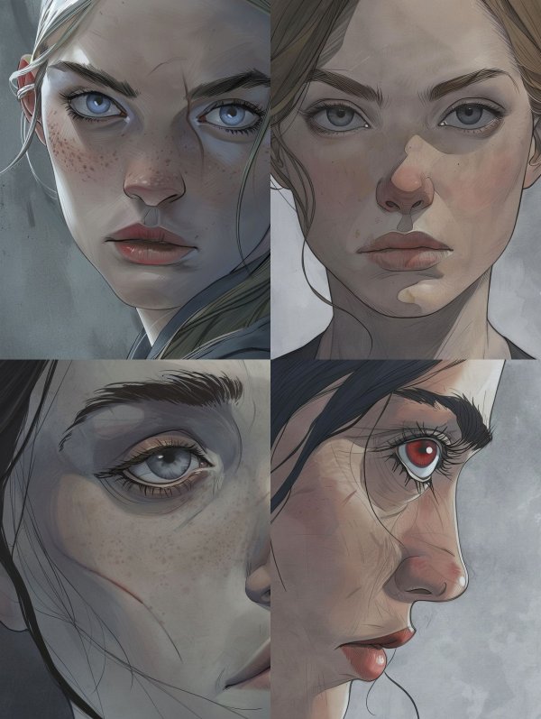 Ethereal Gaze Portrait