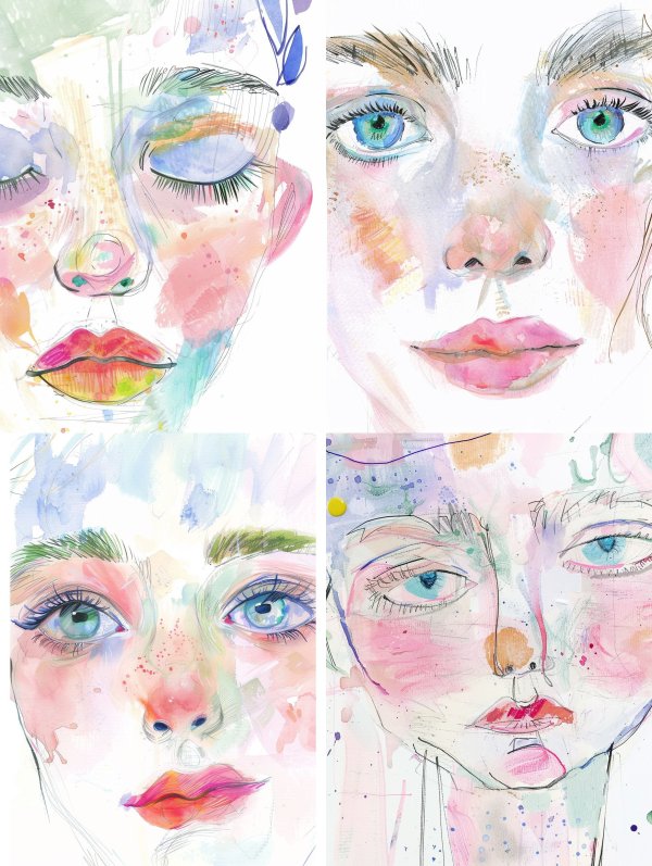 Prismatic Watercolor Dream