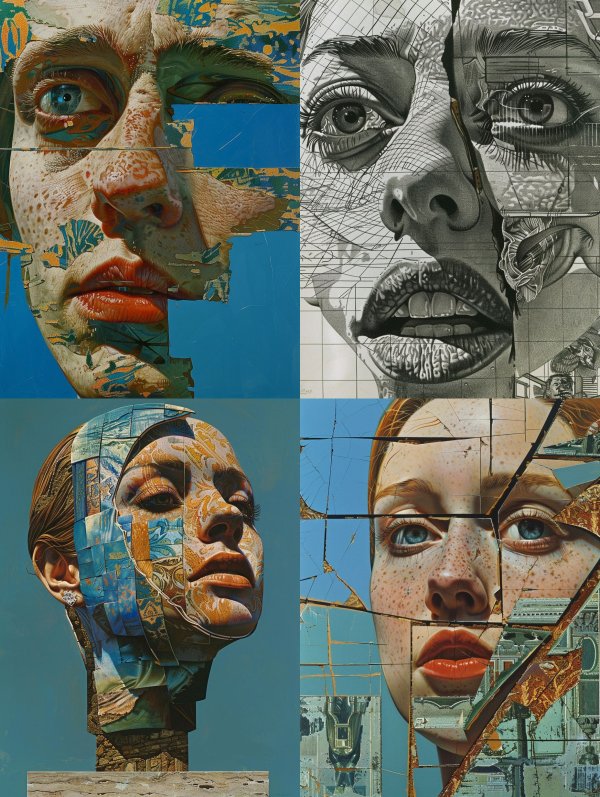 Fragmented Echoes of a Face