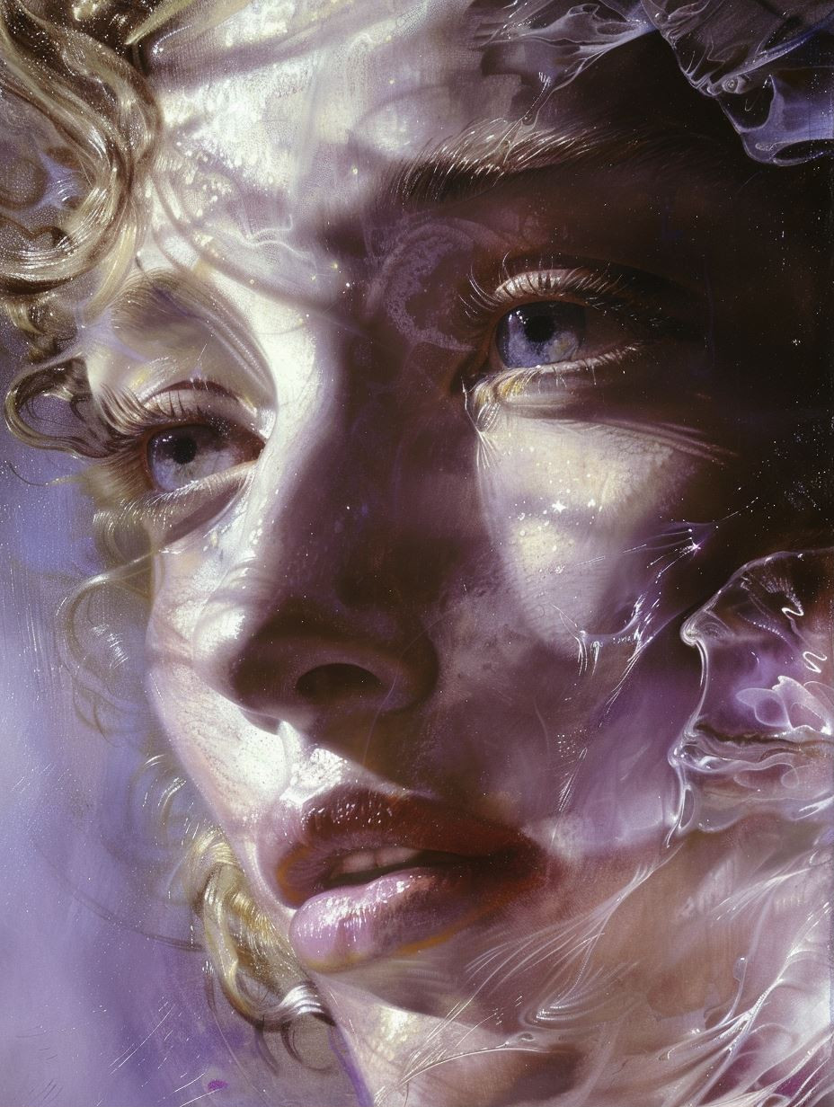 Ethereal Liquid Gaze