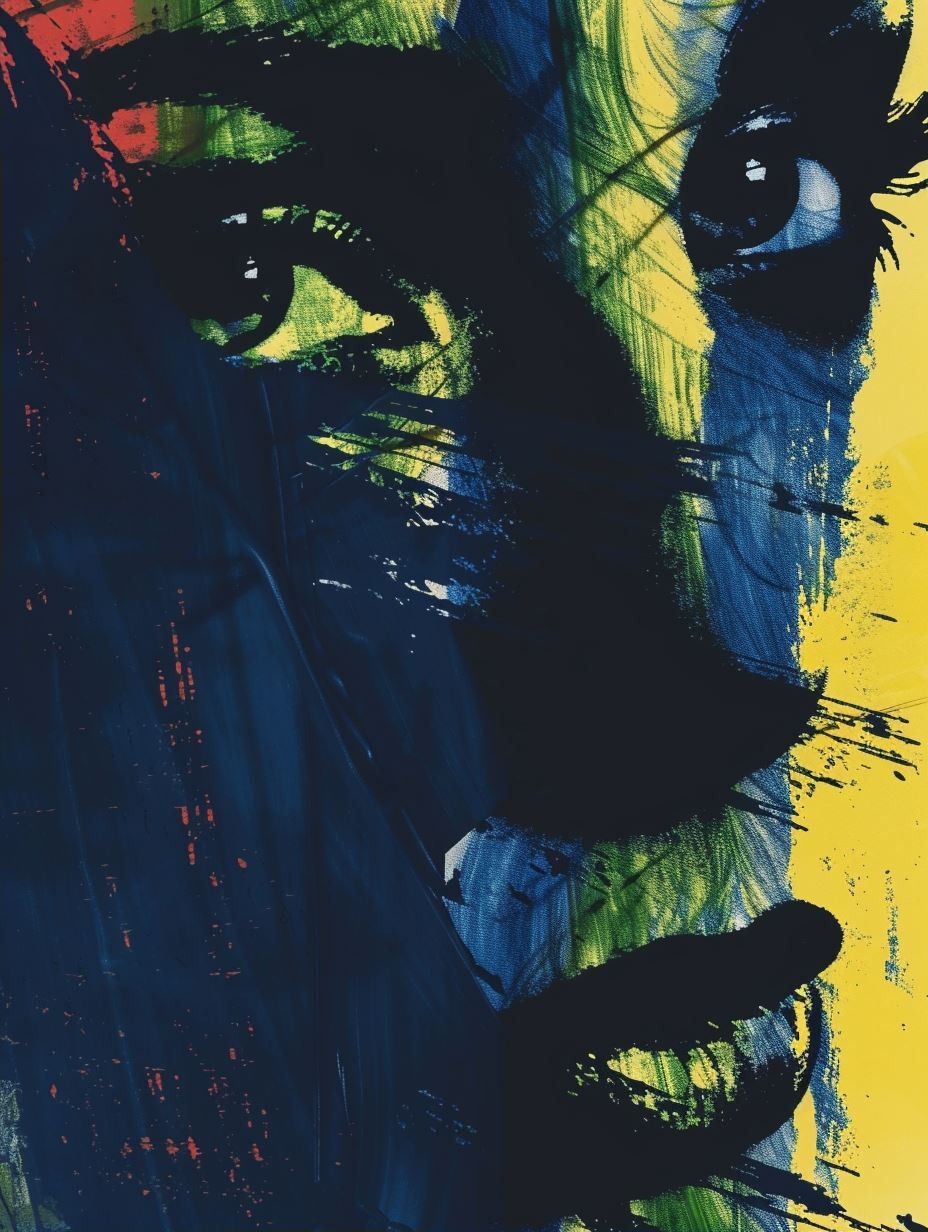 Chromatic Fragment Portrait