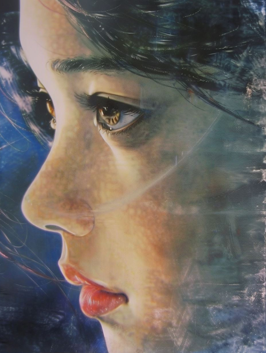 Ethereal Gaze Through Mist