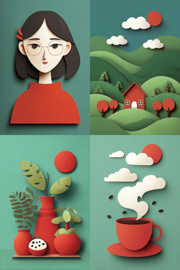 Paper Cutout Elegance