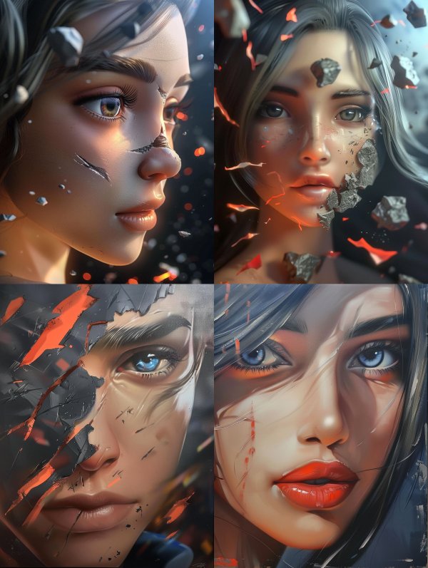 Fragmented Porcelain Soul