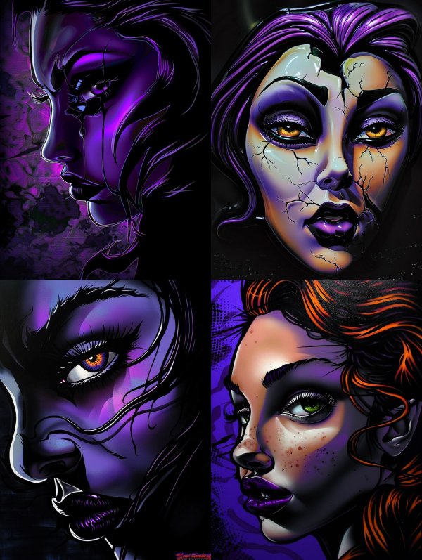 Neon Violet Sorrow