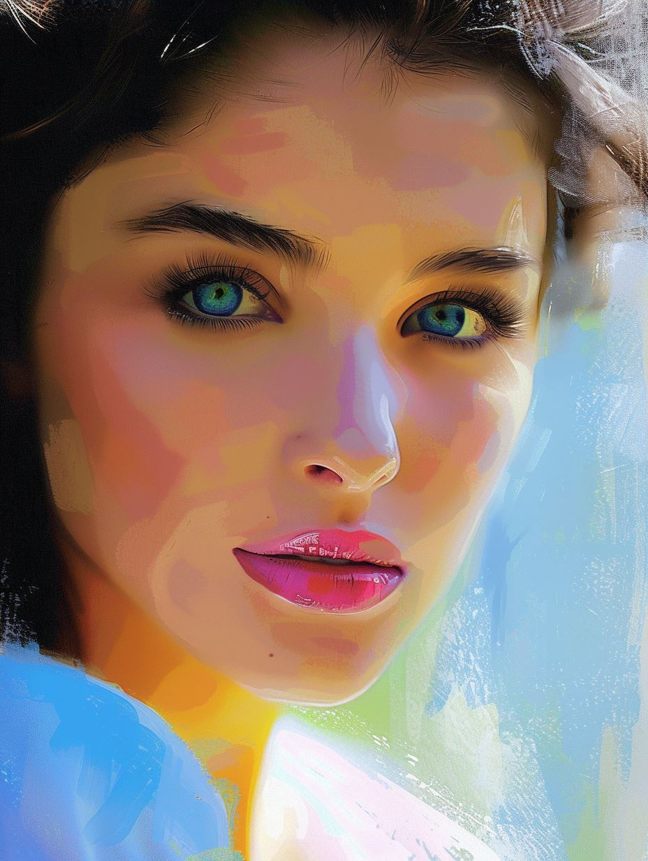Prismatic Dream Portrait Study