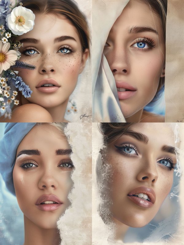 Ethereal Portraits of Serene Beauty