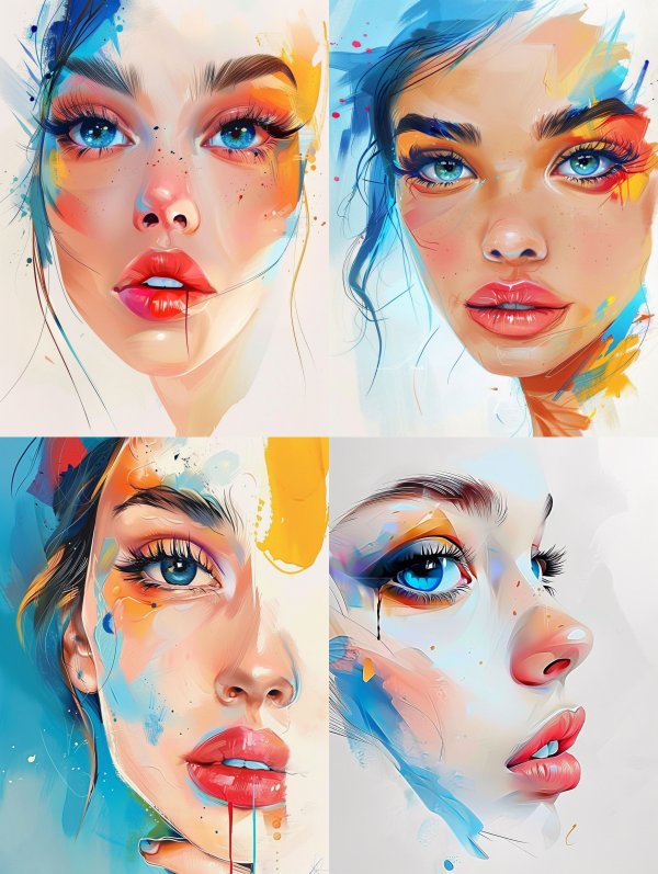 Vivid Prism Portrait