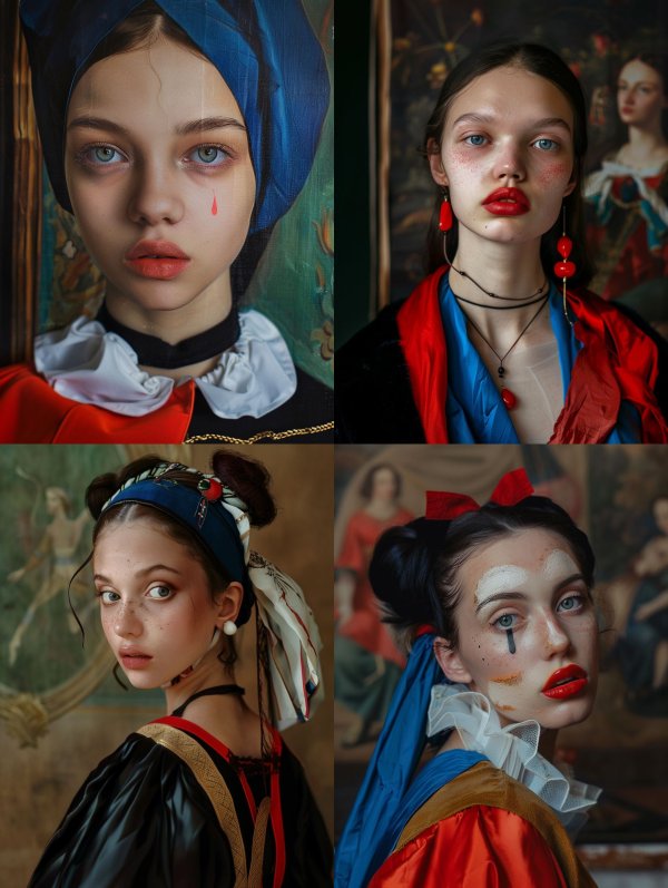 Melancholic Azure Muse