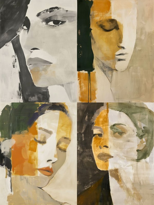 Abstract Ethereal Portrait Studies